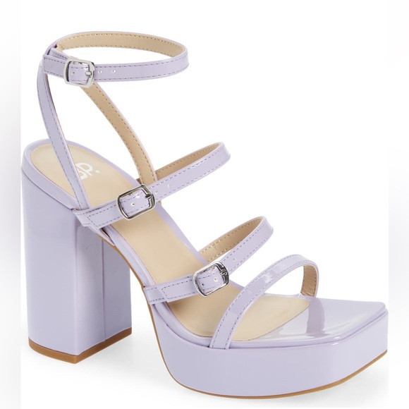 Block Heel Platform Strappy Sandal - Picture 6 of 6